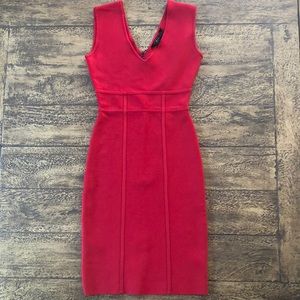 BCBG makena red night out dress